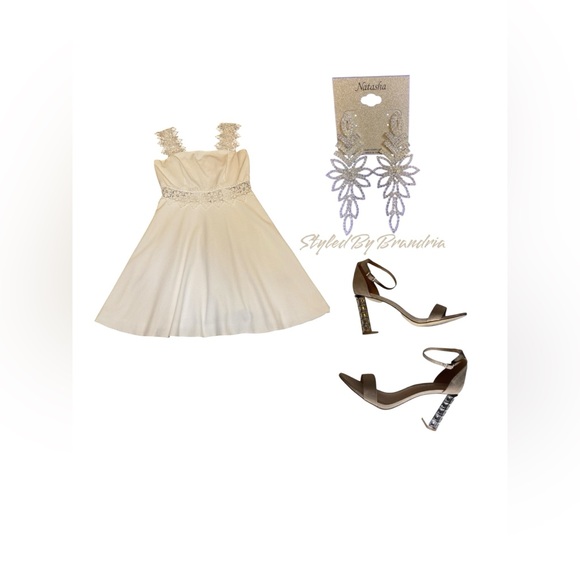 Ted Baker London Monaa lace detail A-line dress - Picture 10 of 10